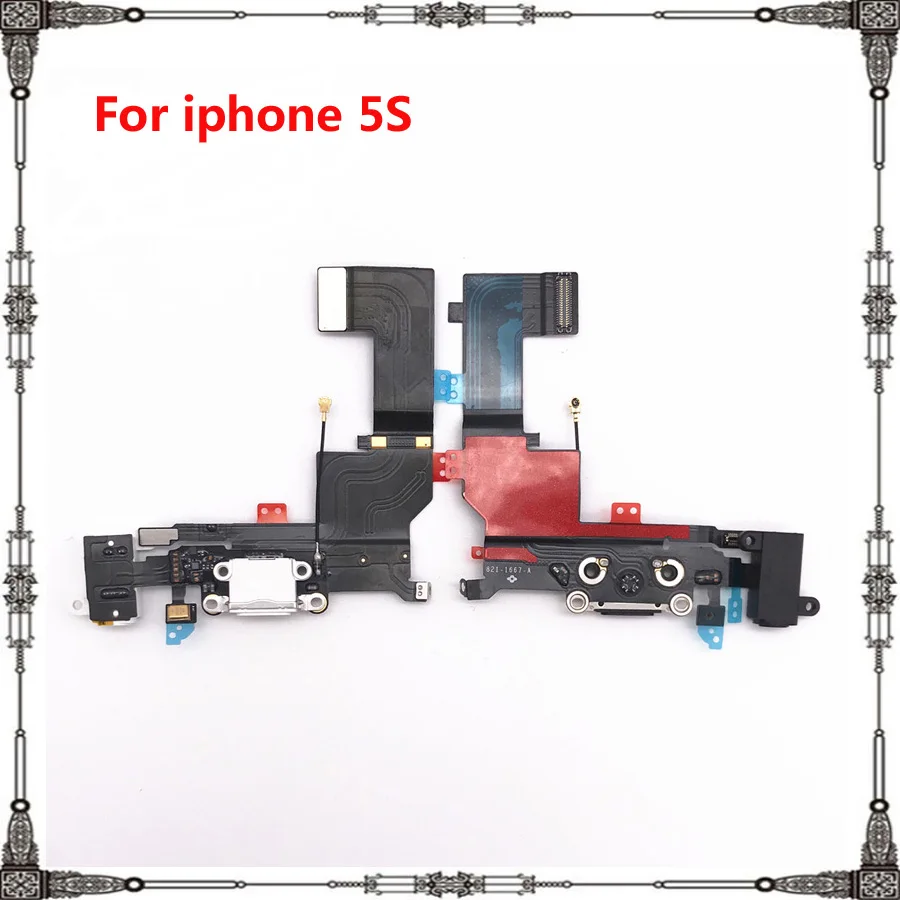 10 Piece USB Charging Dock Flex Cable For iPhone 5 5S 6 6S 6p 7 7Plus Headphone Jack Audio Charger Port Connector Replacement