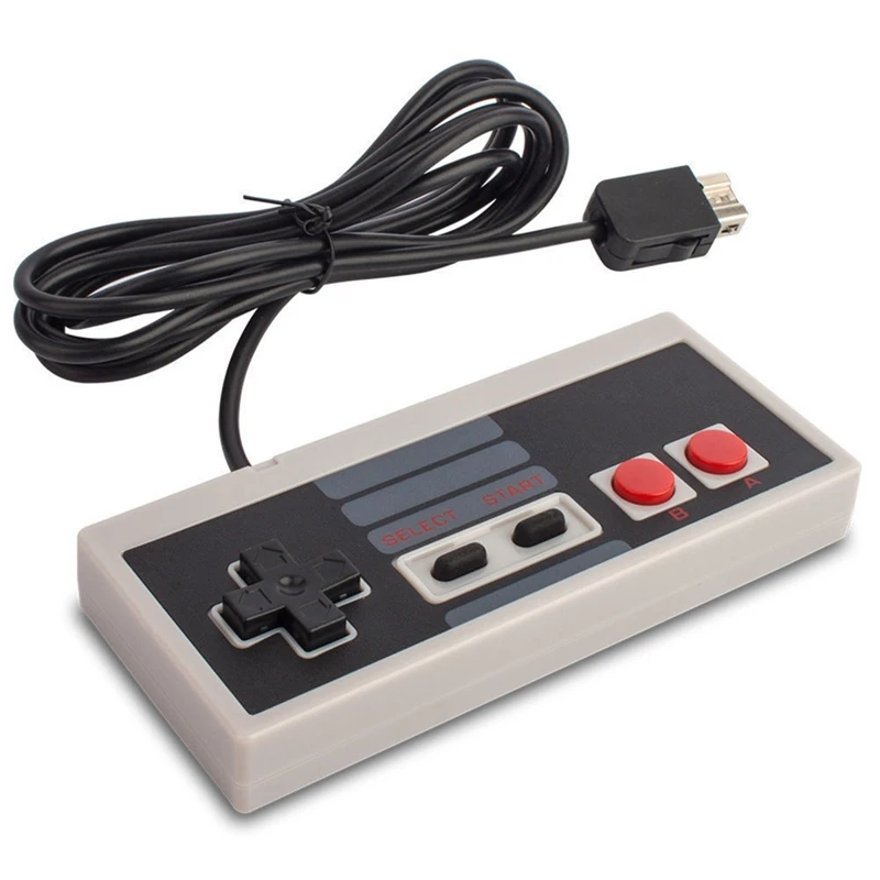Джойстик для геймпада с 1,8 м удлинительным кабелем для kingd Nes Classic Mini wii Игровая консоль контроллер Серый Abs