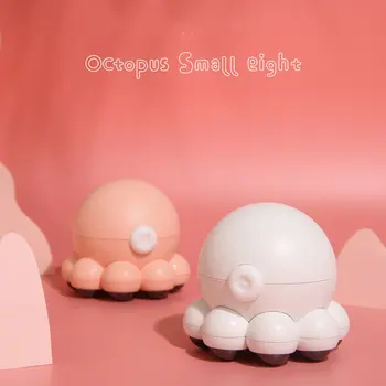 

Mini Octopus Massager Pc+Abs+Silicone Electric Cervical Waist Full Body Massager Heating Magnet Therapy