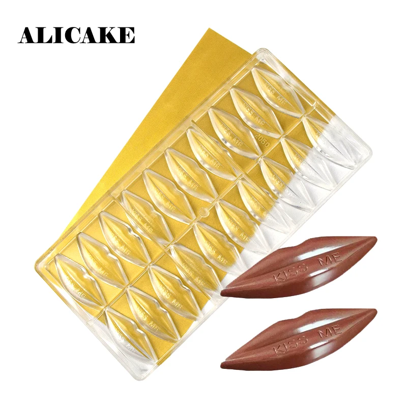

Polycarbonate Chocolate Bar Mold Plastic Valentine's Day Chocolate Form Mould Baking Pastry Tools Cake Decoration Bakery Tools