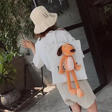 Мультяшная Милая женская сумка на плечо/ручная сумка брезентовый мешок новая стильная сумка женская Холщовая Сумка поколение жира