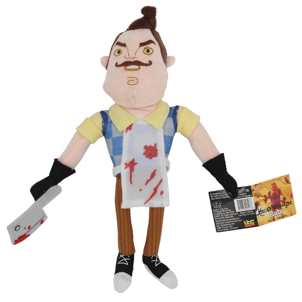 Hello Neighbor Plush Toys the Apron& Cleaver 25cm Soft Stuffed Doll