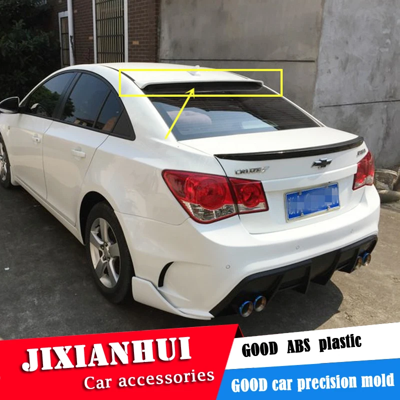 Для Cruze спойлер на крышу 2009-2014 Chevrolet KLLK ABS пластик Материал заднее крыло автомобиля