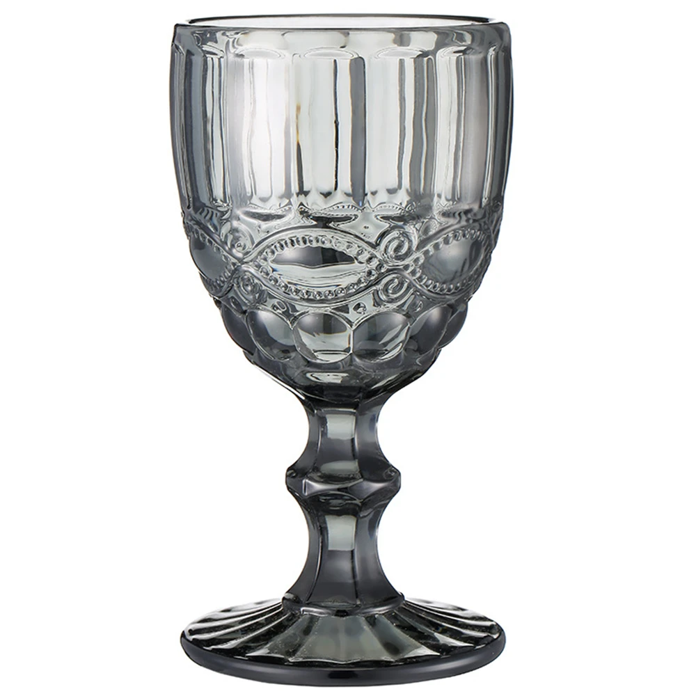 

Wine Glass Luxurious Restaurant Banquet Vintage Embossed Diamond Champagne Beverage Wine Glass Hotel Interior Home Furnishings