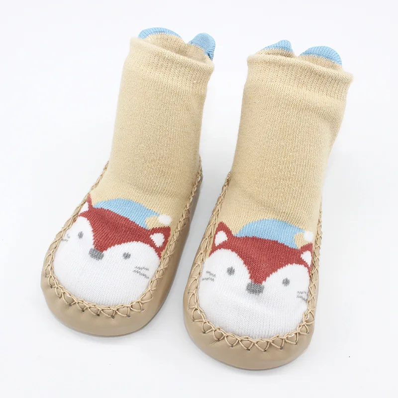 Spring Autumn Baby Shoes Socks Cartoon Kids Baby Boys Girls Anti-skid Soft Shoes Cotton Toddler Floor Socks Infant Boy Shoes