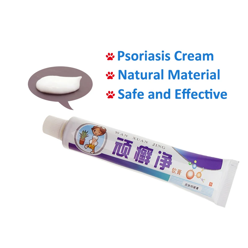 1pcs Skin Care Cure Psoriasis Ointment Ringworm Cream Tinea Eczema Treatment All Skin Types Natural Cream Eczema Skin Pruritus