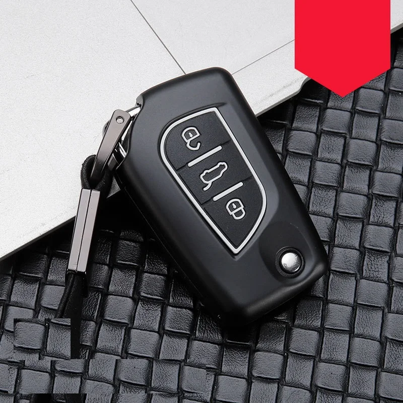 3button blackwhite Сплав из углеродного волокна+ силиконовый чехол для ключей от машины чехол для Toyota Yaris Camry Corolla Prado REIZ Crown RAV4 Hilux откидной складной ключ - Название цвета: 3button blackwhite