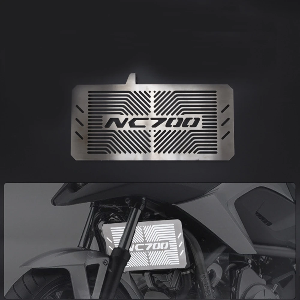 

For HONDA NC700 /S/X NC700S NC700X NC 700/700S/700X Motorcycle Accessories Radiator Guard Protector Grille Grill Cover Silver