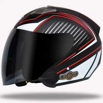 

Motorcycle helmet Motorcycle Bluetooth helmet Road racing summer helmet Half helmet Good sound quality Stable noise reduction St