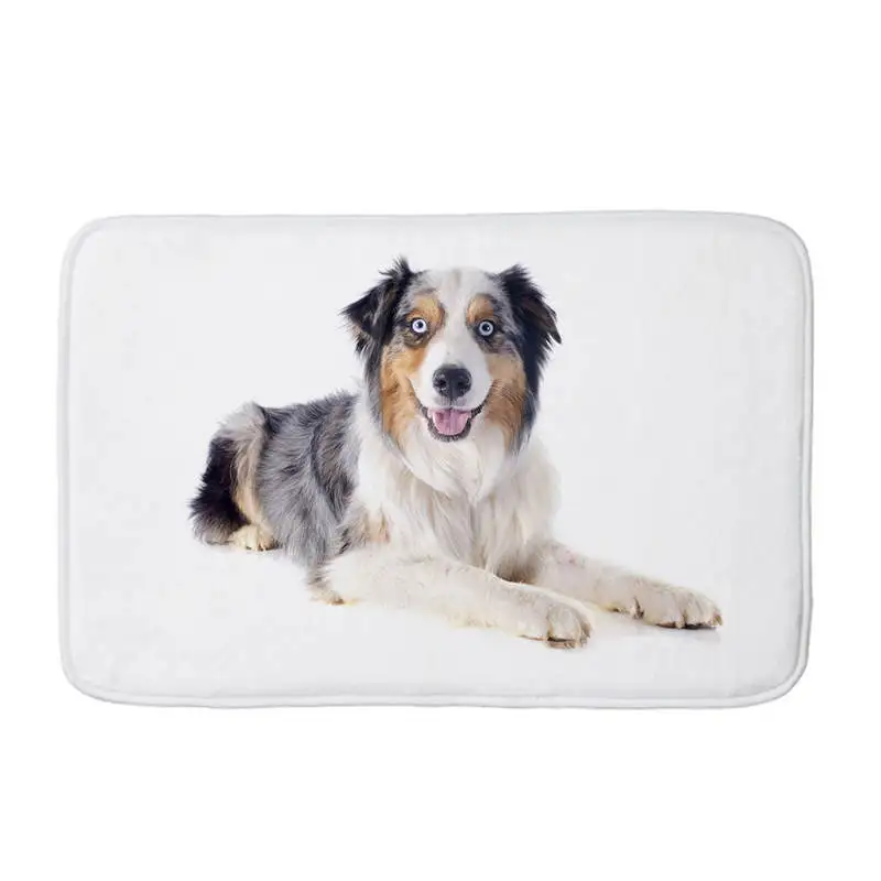 Pet Dog персидский кот животное печатные фланелевые Коврики для пола противоскользящие Tapete Коврики для пола кухонный коврик дверной коврик С