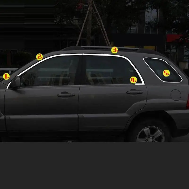 Автомобильные оконные Внешние декоративные автомобильные хромированные