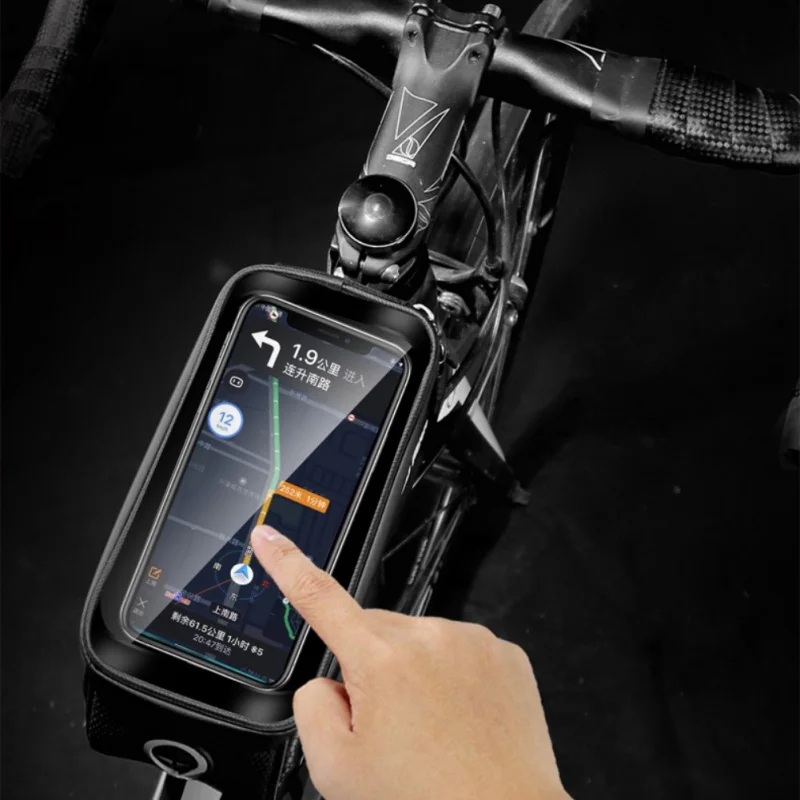 Велосипедная сумка для мобильного телефона, велосипедная сумка для крепления телефона, водонепроницаемая сумка для сенсорного экрана, сумка для верховой езды для iphone 11 X Plus XS Max до 6,5 Дюймов