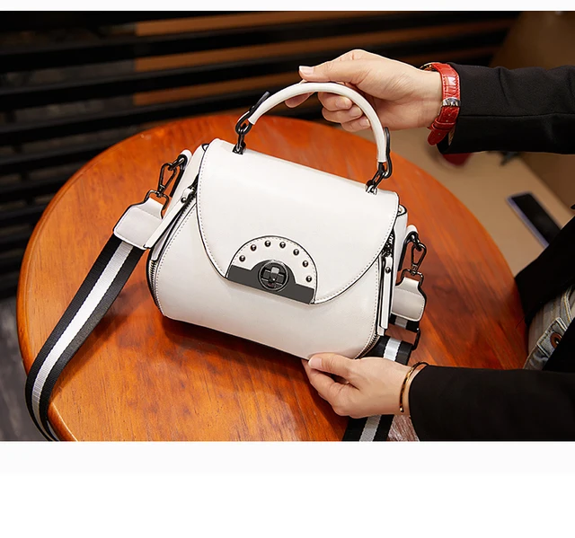 Women's Summer Mini Shoulder Bag Luxury Leather Handbag Circle