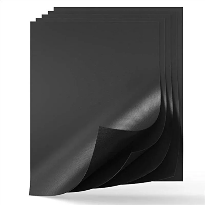 3Pcs Non-stick BBQ Grill Mat 40*33cm Baking Mat Cooking Grilling Sheet Heat Resistance Easily Cleaned Kitchen For Party