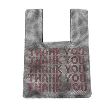 Новинки для женщин Алмазный жилет с карманами в форме банкет сумка клатч Сумочка через плечо сумки с ремнем через плечо 8,29