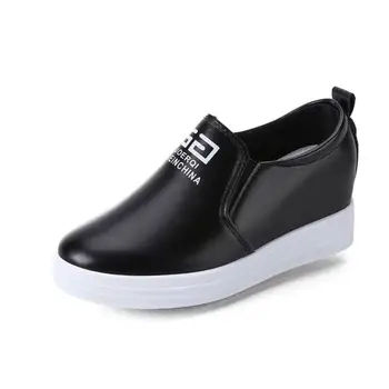 

Spring and Autumn Women Platform Casual Shoes New Increase Women's Sneakers Non-slip Slip on Ladies Flat Wedges Shoes