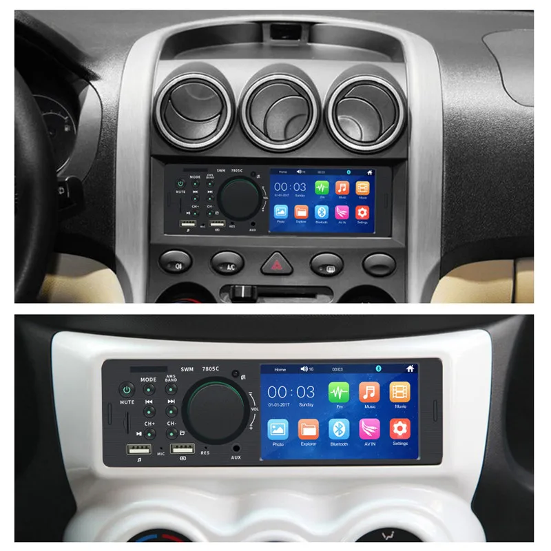 

4.1 Inch HD Car DAB+Radio Stereo FM AM WMA Bluetooth MP5 Touch Screen Car Player Udisk