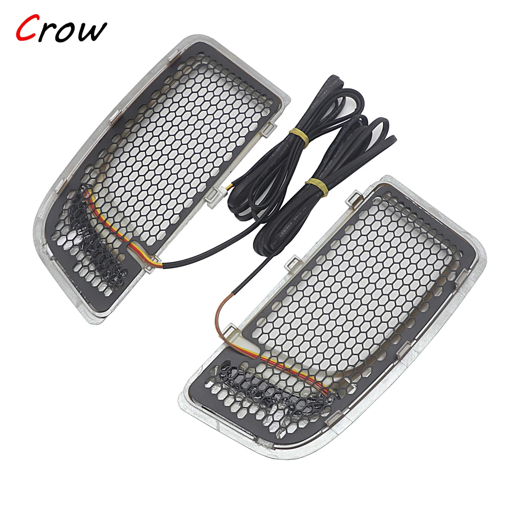 Carénage De Clignotant Led Pour Moto, Grilles Inférieures Noires Pour  Touring Street Glide Road Glide Electra Glide Flhtk Fltru - Automobile -  Temu France