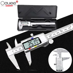 Pied à coulisse numérique en acier inoxydable, micromètre électronique numérique en métal, outils de mesure de haute précision, 6 pouces, 150mm 