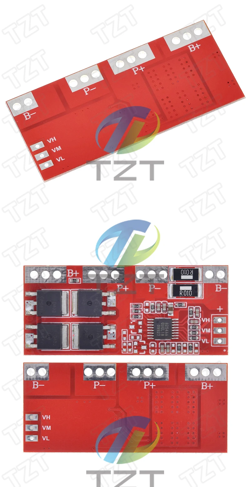 TZT 1/3/5 Stück 4S 30A Hochstrom Li-Ionen Lithium-Akku 18650 Ladeschutzplatine 14,4V 14,8V 16,8V Überladungsschutz – Detail 3