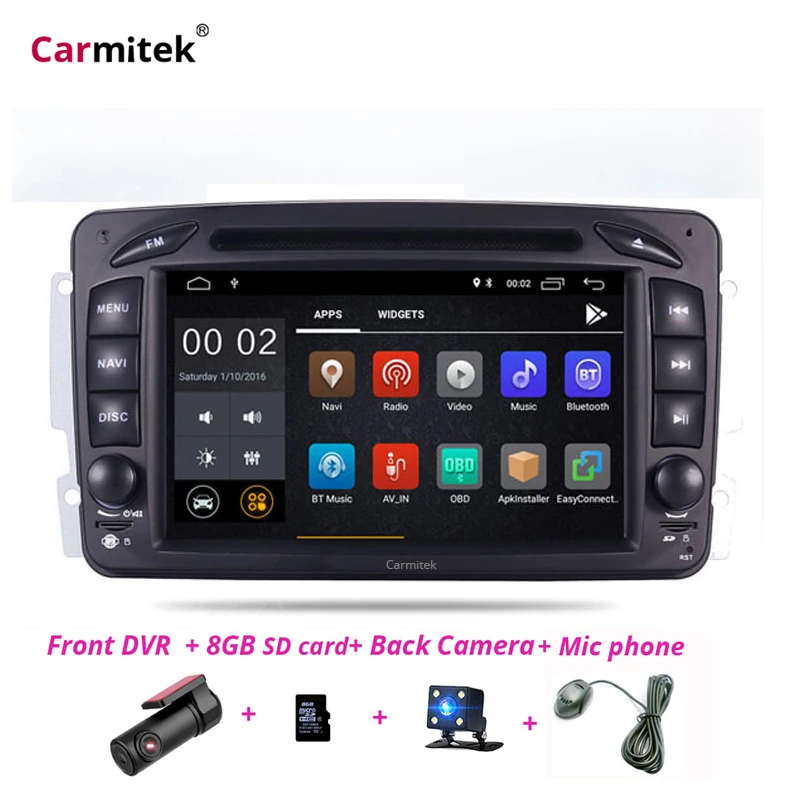 Автомобильный мультимедийный плеер 2 Din Android 10 0 для W203 Mercedes Benz Vito W639 W168 Vaneo Clk W209 W210
