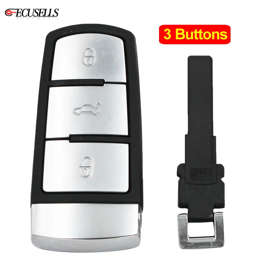 3 кнопки новая Замена дистанционного ключа корпус умный для ключей от автомобиля