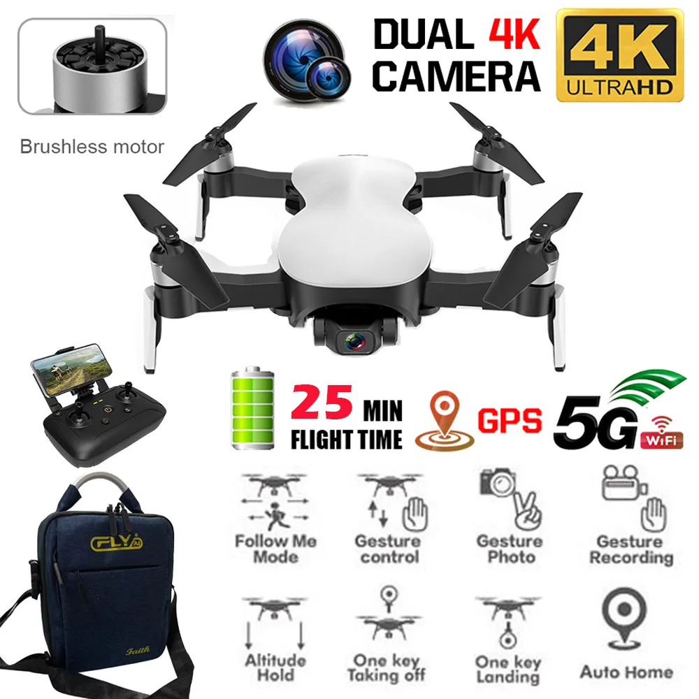 C fly DF806 Faith 5G Wi Fi FPV 1080P HD камера GPS бесщеточный прецизионный Квадрокоптер +