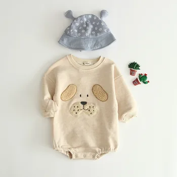

2020 Spring Newborn Baby Girl Clothes Outfits Infant Kids Boys Long Sleeve Korean jumpsuit Cartoon Dog Romper Baby Clothes Boy