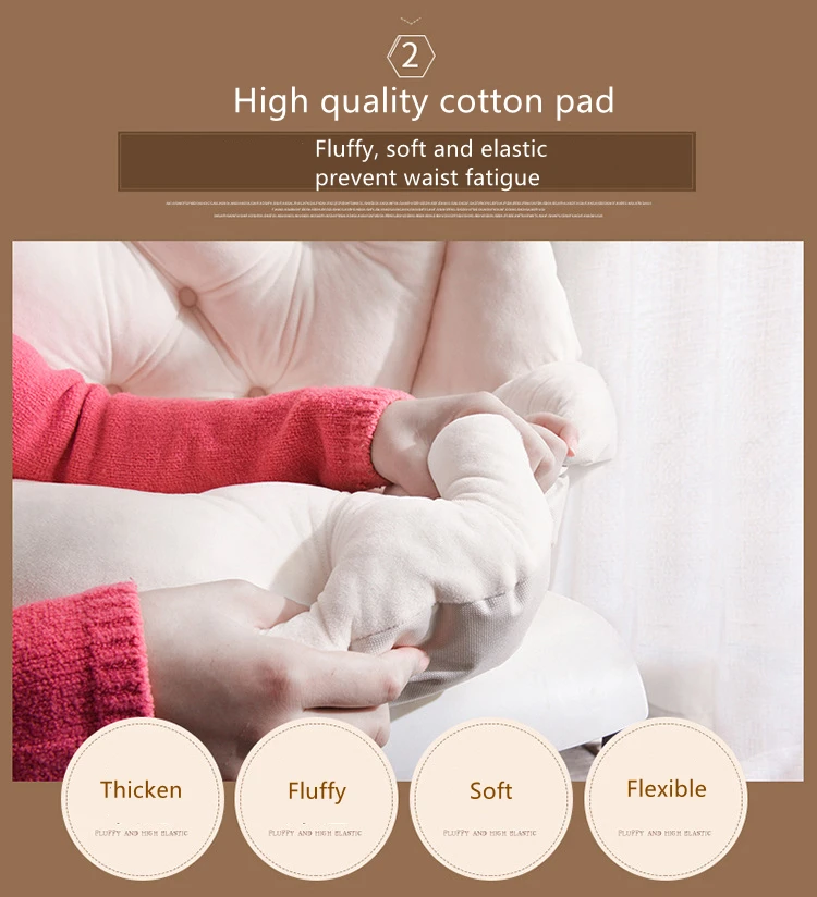 Office Cushion Student Chair Cushion Thick Non-slip Cushions Breathable Semi Enclosed Seat Cushion Waist  Warm Comfort Car Seat