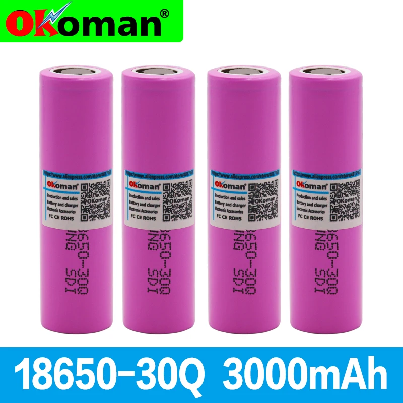 100% оригинал для samsung 18650 3500 мАч 13A разряд INR18650 35E аккумулятор li ion 3 7 в