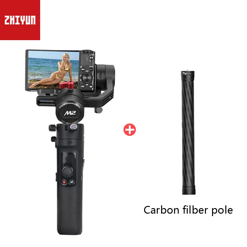 ZHIYUN кран M2 3-осевой разных цветов с шарнирным соединением для смартфона Для беззеркальных камер смартфонов OSMO действие стабилизатор vs Feiyu G6 плюс DJI Ronin S Max мы собрали воедино - Цвет: Белый