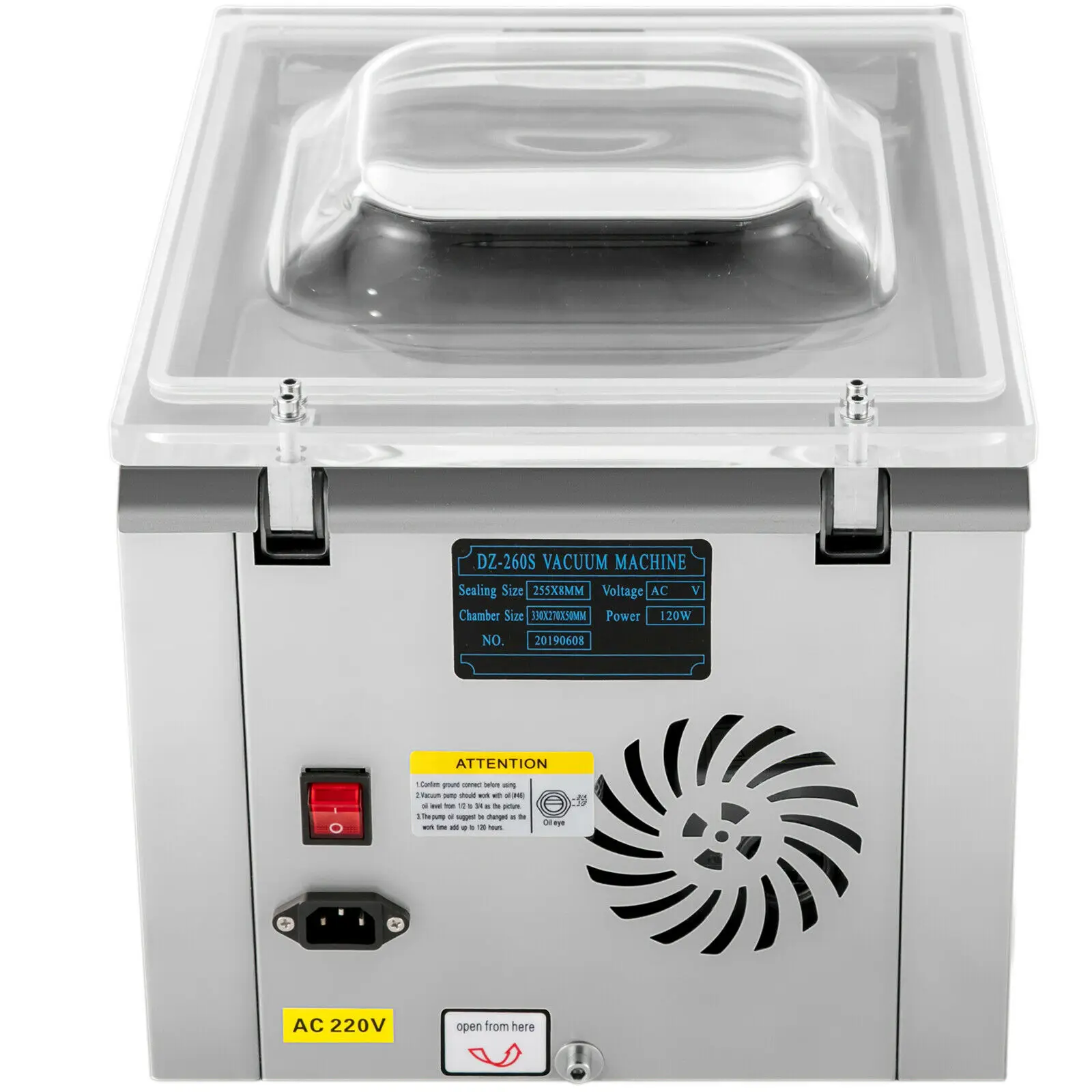Vevor Machine D'emballage Sous Vide 120w, Scelleuse De Sacs En