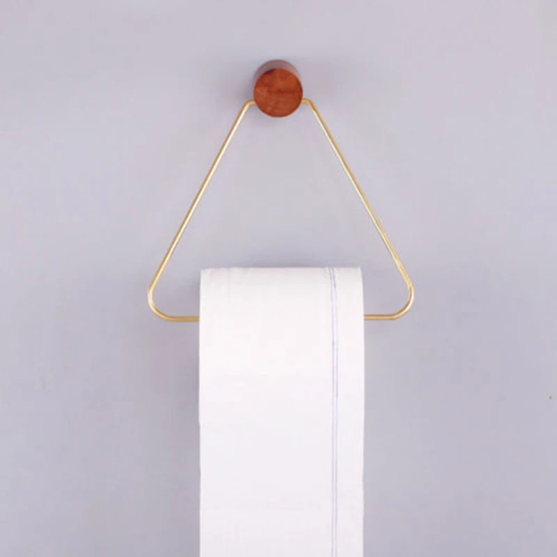 1xTriangle Туалет Бумага держатель домашний настенный кронштейн ткани Бумага держатель стойки Ванная комната
