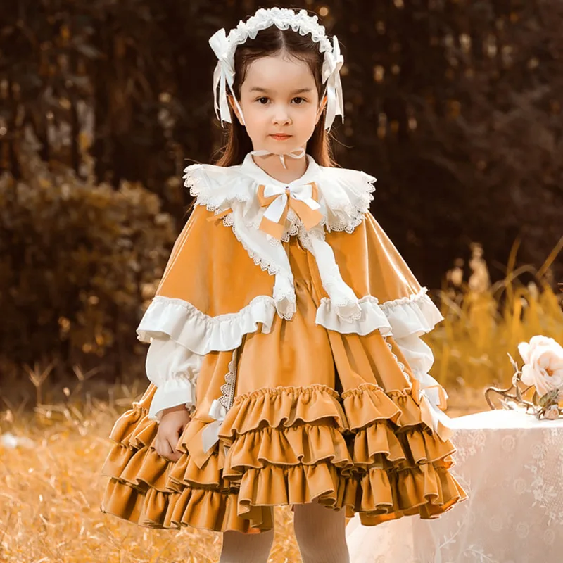 

Girls Kawaii Clothes Children Lolita Ball Gowns For Baby Girl Birthday Baptism Party Dresses Infant Vintage Princess Vestidos