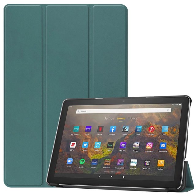 Stand for Fire HD 10 （2021）10 inch Tablet PU Leather Tablet Case for Fire HD 10 (2021) Cover Case