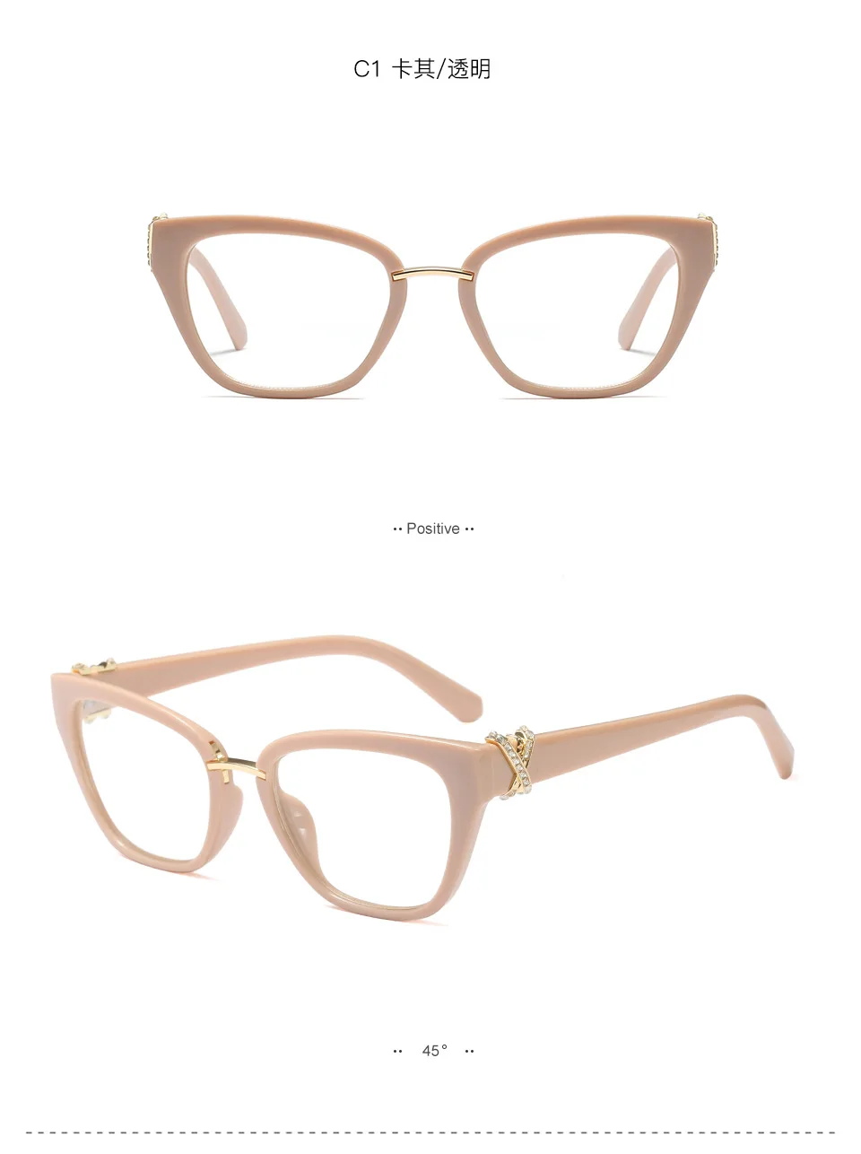 Blue Light Blocking Progressive Multifocal Reader See Far And Near Reading Eyeglasses Bifocal Presbyopia Women Reading GlassesNX