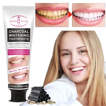 

Toothpaste Bamboo Charcoal Tooth Whitening Toothpaste Remove Tooth Stain Natural Ingredients Adult Oral Cleaning Dental Care