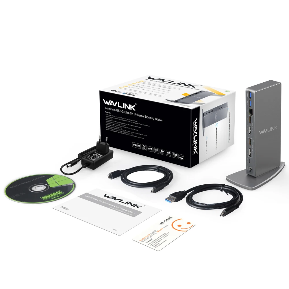 Универсальная док станция Wavlink USB 3 0 5K 4K 60 Гц HDMI/Gigabit Ethernet|Док-станции для ноутбуков|