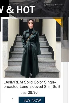 LANMREM поддельное платье из двух частей Новая Осенняя Женская Корейская версия темпераментного кружева клетчатое сшитое длинное платье 19B-a377