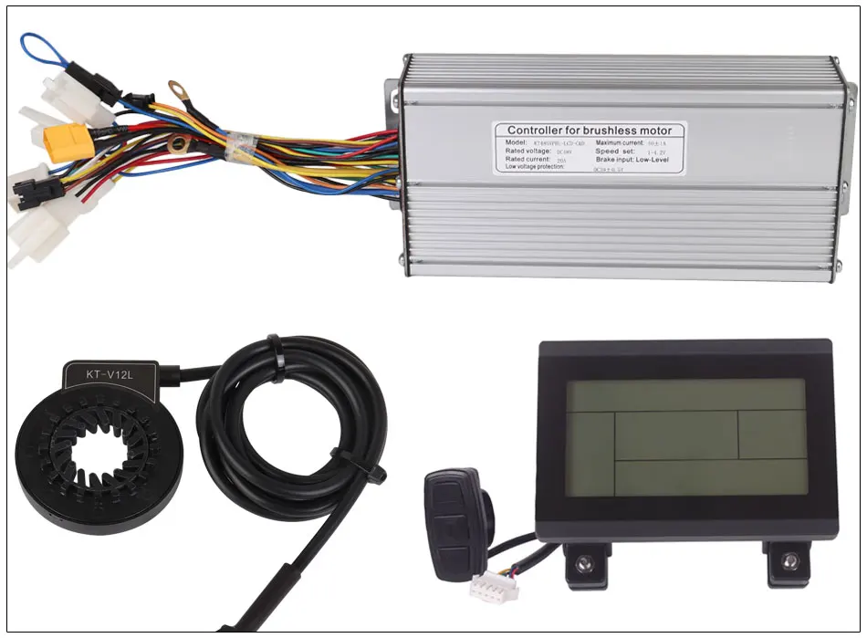 48V 1000W 40A контроллер lcd 3 display Meter PAS набор электронных велосипедов конверсионный комплект синусоидальный Датчик Холла