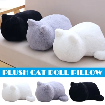 

Soft Cats Hugging Pillow Plush Kitten Kitty Stuffed Animals Pillow for Home Bedroom OCT998