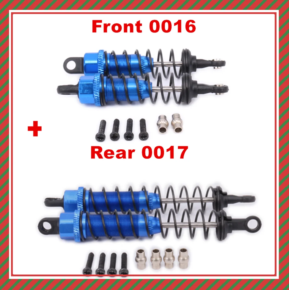 Alloy Front & Rear Shock Absorber For RC 1/12 Wltoys 12428 12423 Upgrade Parts 