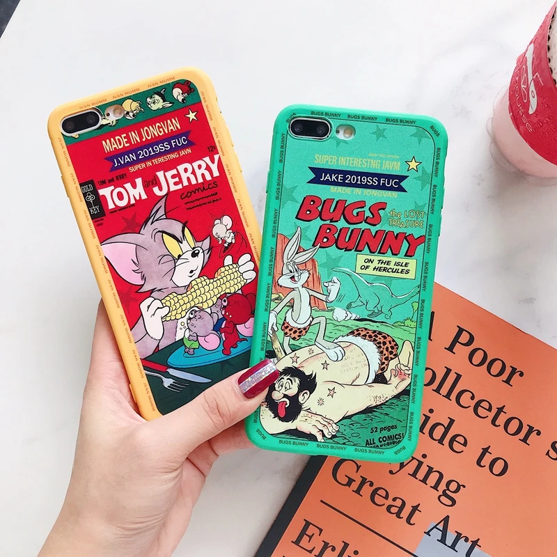 Чехол для Iphone 6 S милый мультяшный чехол 7 8 Plus 6S нескользящий телефона | Мобильные