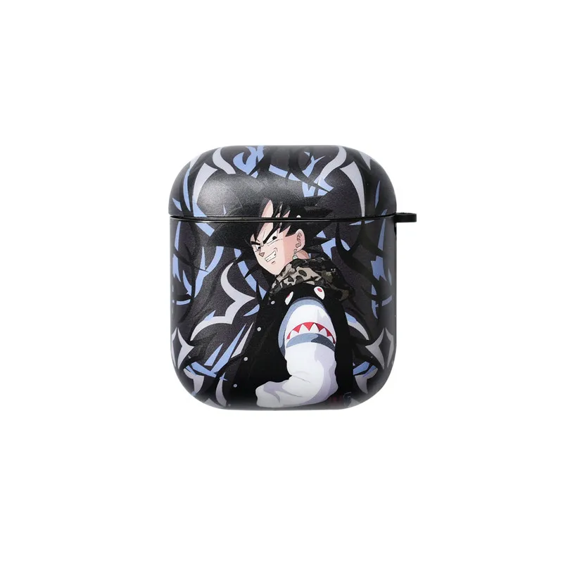 Модный трендсеттер Dragon Ball Сон Гоку корпусы гарнитурные для Apple Airpods 1/2 милые ультратонкие ТПУ защитные наушники крышка - Цвет: 1
