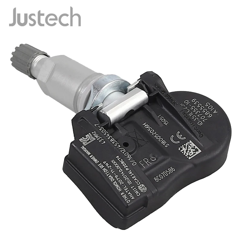 Justech TPMS датчик давления в шинах для BMW 1 серии 2 серии 3 серии 4 серии 5X1X2X5 36106881890 433 МГц датчик давления в шинах
