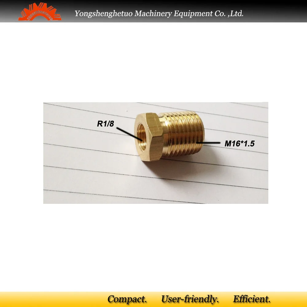 female thread R1/8 male thread m16*1.5 straight adapter straight