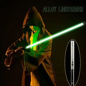 

2020 11Colors Changing RGB Metal Hilt Heavy Dueling Lightsaber Luke Skywalker Sound Effects Laser Sword Toys Birthday Gifts