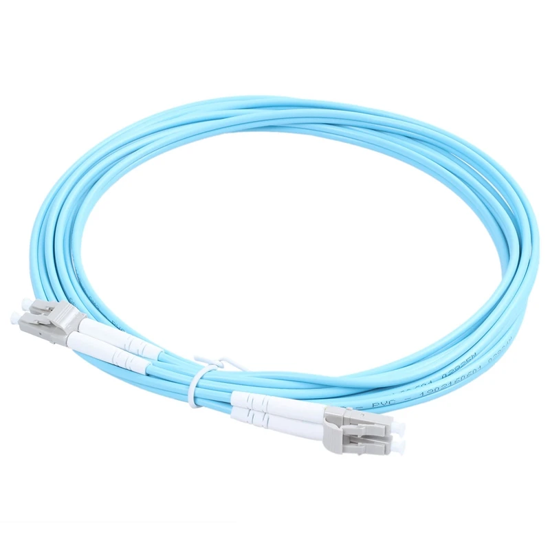 AMS-3 метров LC-LC Многомодовые Оптоволоконные кабеля дуплекс 10 Gigabit 50/125