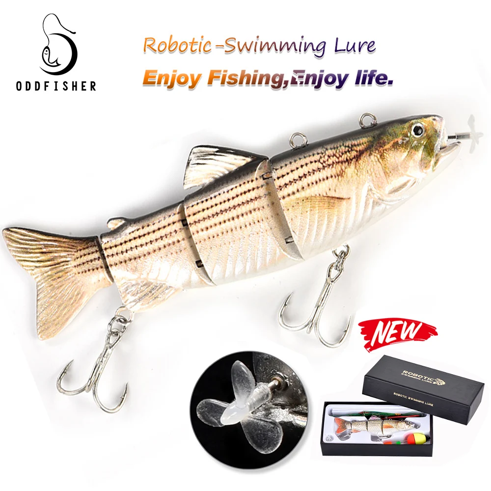 6 /"Multi-Abschnitt 8 Pike Köder Swimbait Crankbait harten Köder Anzei ob