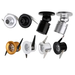 1W 3W LED Mini Downlight Under Cabinet Spot Light Ceiling Recessed Lamp AC110V 220V Down lights free shipping DC12V
